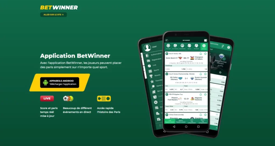 Betwinner App  Découvrez l'application ultime pour vos paris